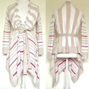 Anthropologie Moth Long Cardigan with Tie
